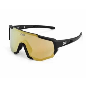 Univerzálne športové okuliare 2WO MOTION Matt Black × K Gold