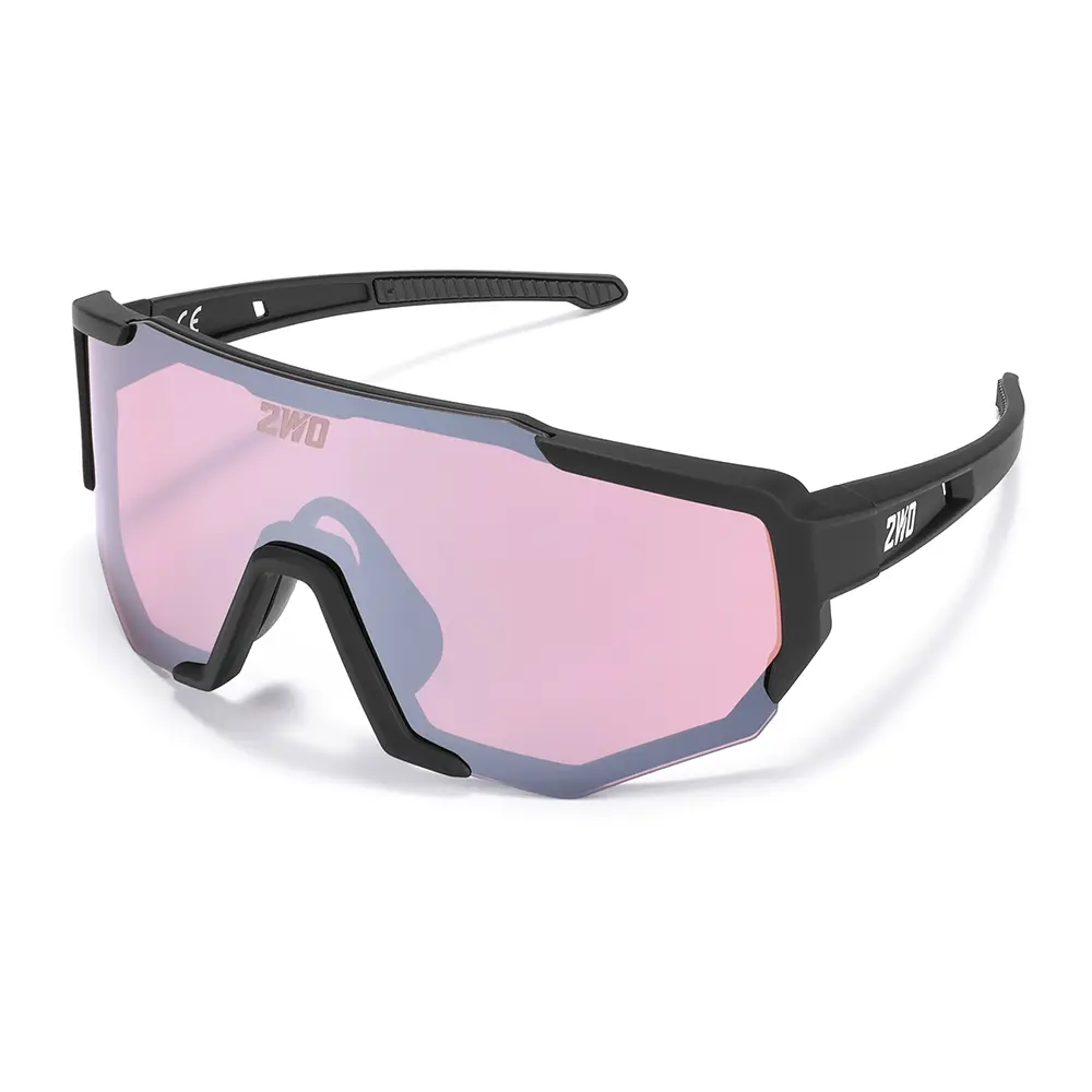 2WO MOTION MATT BLACK x PINK SILVER MIRROR